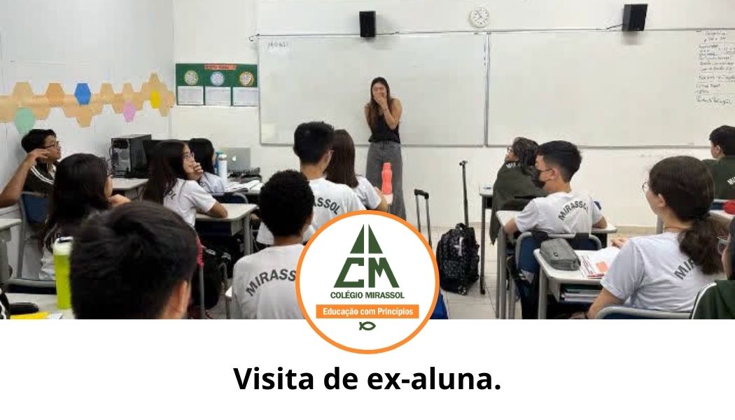Visita de ex-aluna