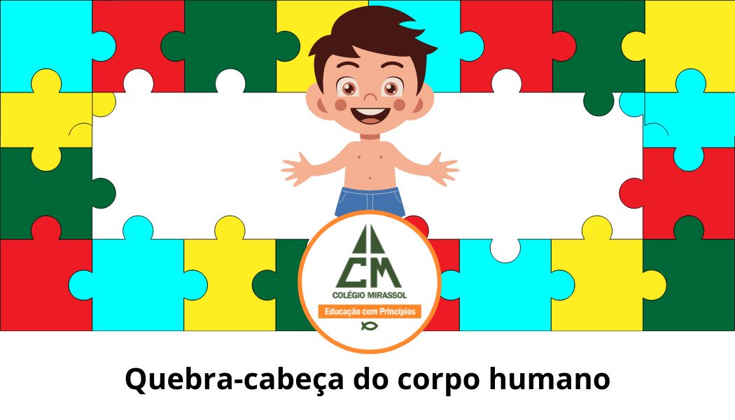 Quebra-cabeça do corpo humano