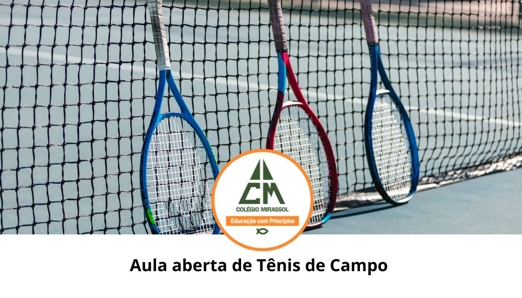 Aula aberta de Tênis de Campo