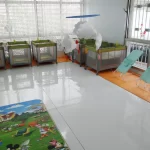 Mais uma foto da sala organizada do Berçário do Colégio Mirassol situada na Rua Onze de Junho, 244 no Biarro Vila Clementino.