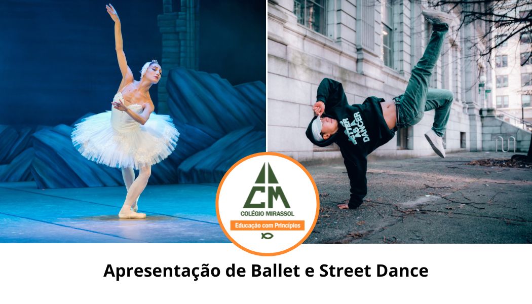 Apresentação de Ballet e Street Dance